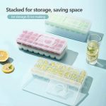 Get your cool on with our silicone ice cube mold – comes with storage box – food-grade and reusable – perfect for making ice cubes in kitchen