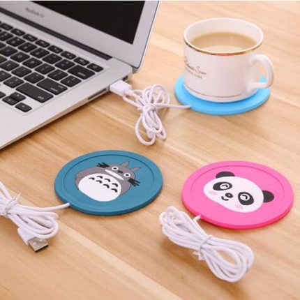 Cartoon usb cup warmer – keep your drinks warm and cozy with fun and style
