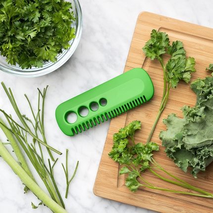 Herb away vegetable leaf comb