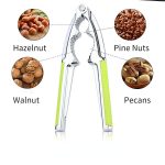 Walnut clip nutcracker with plier clamp – household kitchen gadget for cracking nuts, hazelnuts, pecans, and more