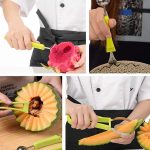 Watermelon slicer & carving tool – effortlessly create beautiful fruit platters
