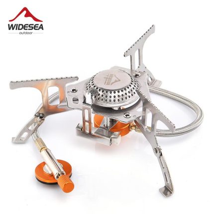 Widesea camping gas stove – strong fire heater and outdoor tourist burner, perfect survival furnace supplies for picnic and camping