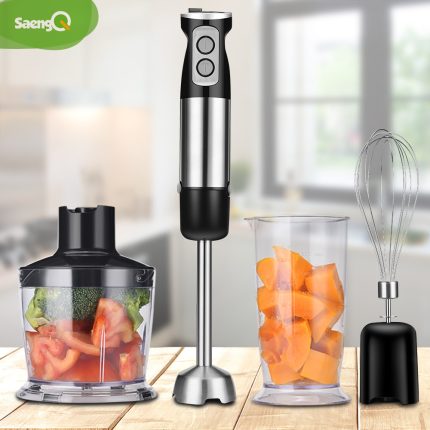 High power electric blender and food processor for mixing, juicing, crushing, and grinding