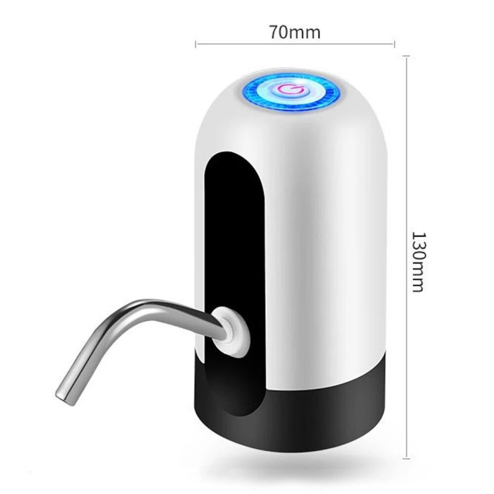 Usb rechargeable portable electric water dispenser pump for bottles – automatic and easy to use