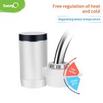 Electric instant hot water heater tap for kitchen with cold and heating faucet functionality