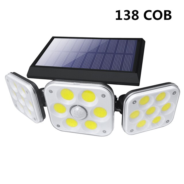 138 COB Solar Lamp