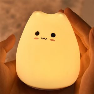 Colorful-Cat-Night-Light-Silicone-Nursery-Lamp-Baby-Kid-Bedside-light-Animal-Lamp-Breathing-Color-Light