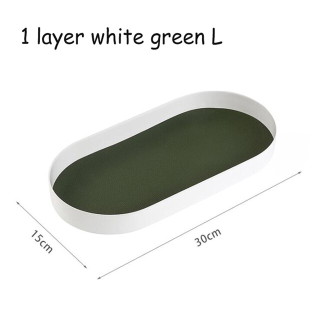 1 white green L
