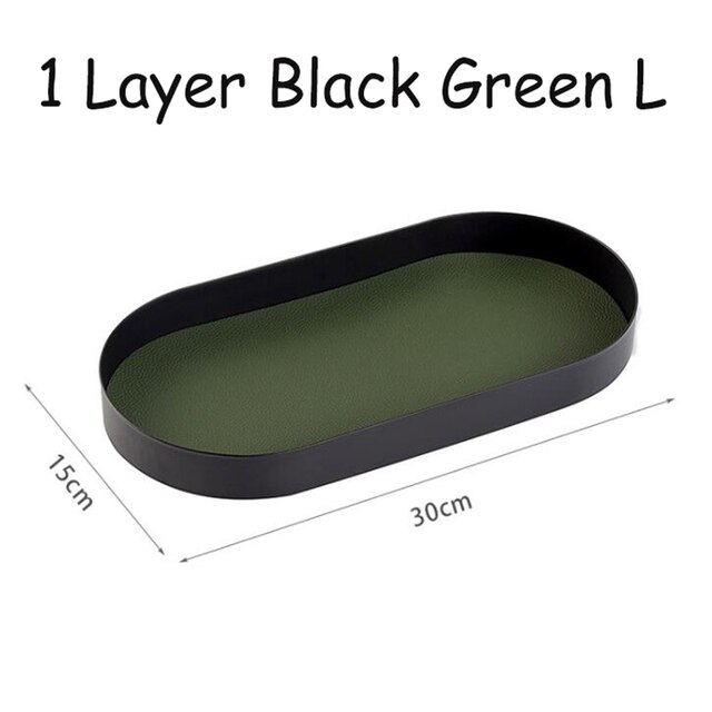 1 black green L