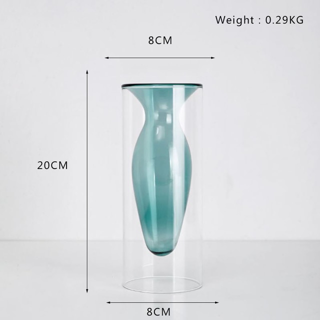 Dark Green Vase 20CM