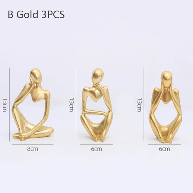 B Gold 3pcs