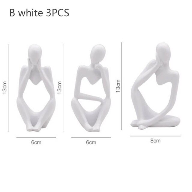 B White 3pcs
