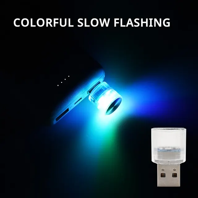 coloful slow flash