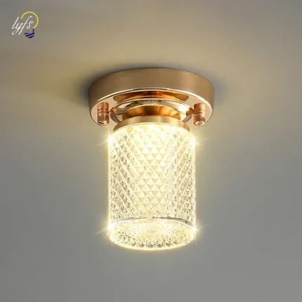 Dazzle Your Space Crystal LED Ceiling Lamp for Luxury Modern Lighting