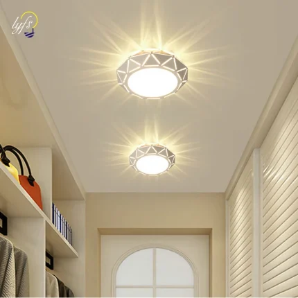 Art Deco Glow, LED Ceiling Spot Lamp for Stylish Home Illumination