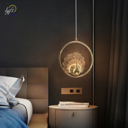 Lustre LED Pendant Light, a Stylish Fixture for Interior Lighting, Perfect for Ceiling Decor in Nordic-inspired Living Spaces