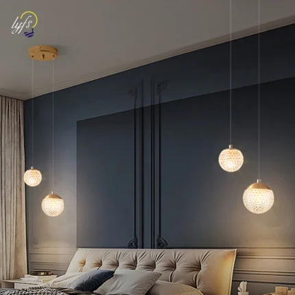 Contemporary Luminaire Modern LED Pendant Light for Stylish Indoor Illumination in Bedroom, Living Room, and Dining Spaces