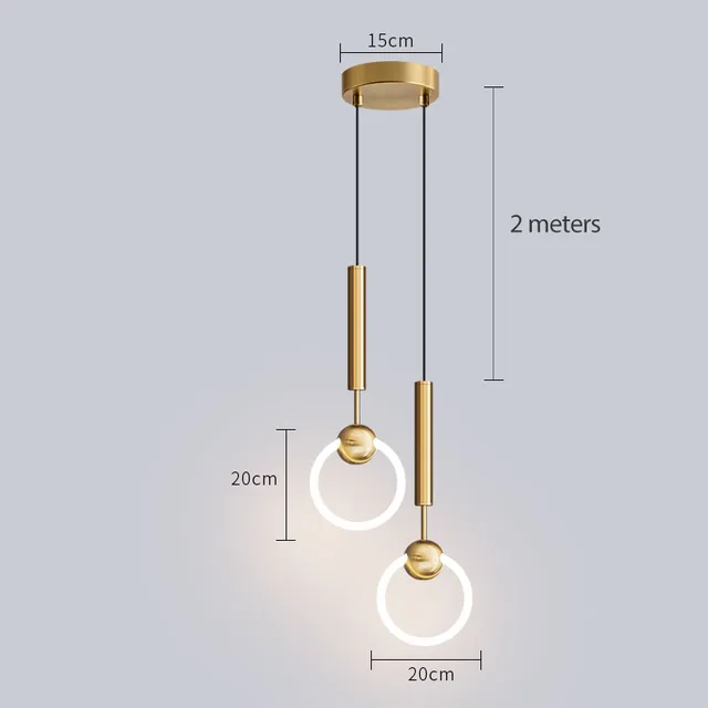 D Style 20cm 2 heads