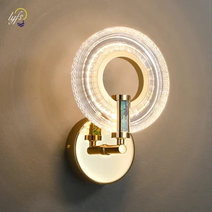 Luxury Radiance Nordic LED Wall Lamp for Bed, Living Room, Hotel, and Bathroom Elegance