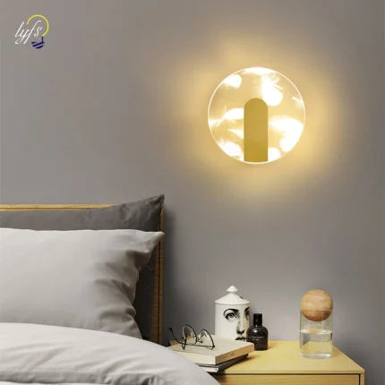 Cosmic Radiance, Nordic LED Wall Lamp for Serene Home Spaces