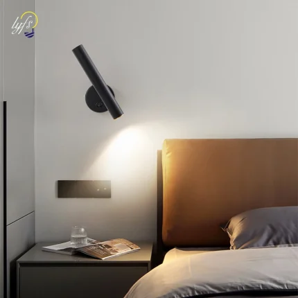 Nordic Brilliance LED Wall Light Spotlights for Minimalist Elegance in Living Room, Bedroom, Study, and Stairs
