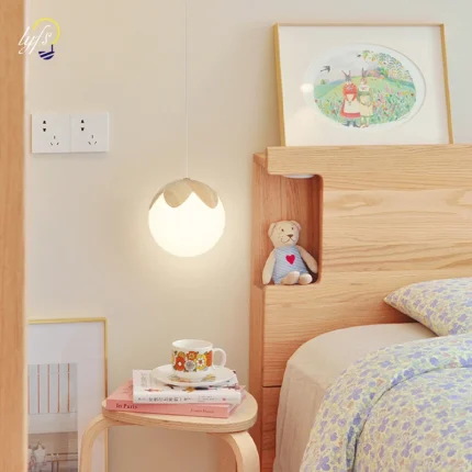 Blossom Glow Nordic LED Pendant Lamp for Modern Home Decor