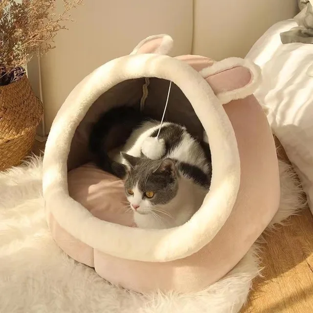 Pink Rabbit Cat Nest