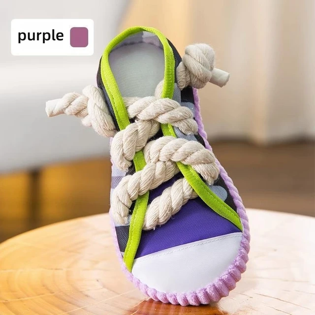 Purple shoes