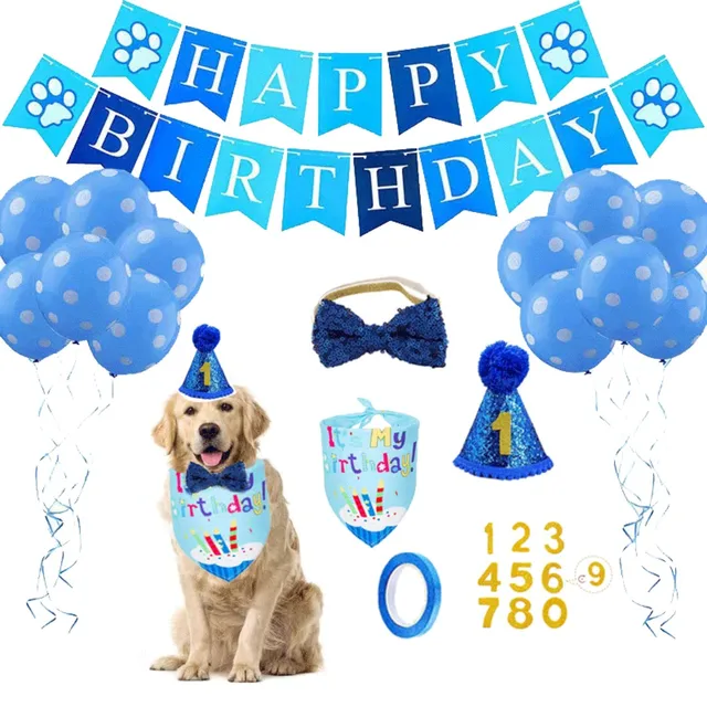 Blue Birthday Set