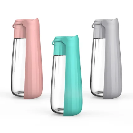 HydroPaws: Portable 550ml Water Bottle & Foldable Bowl for On-the-Go Adventures