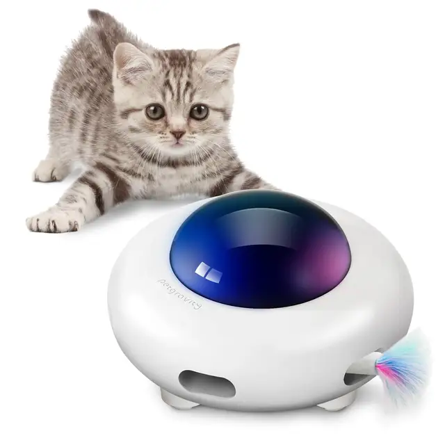 Electric UFO CAT TOY
