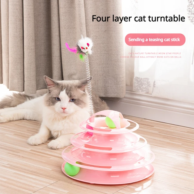 Cat turntable Pink