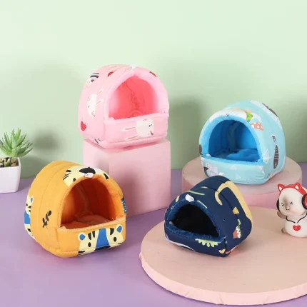 Cozy Cotton Hamster Nest: Perfect Winter Retreat for Small Pets