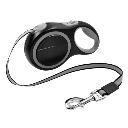Mighty Lead Durable Retractable Nylon Leash for Large Dogs - Secure & Automatic Extension for Easy Walks