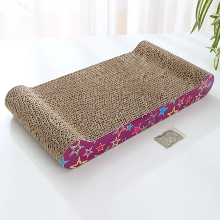 Peak Paws, Jumbo Corrugated Cat Scratch Board - Satisfy Their Scratching Instincts