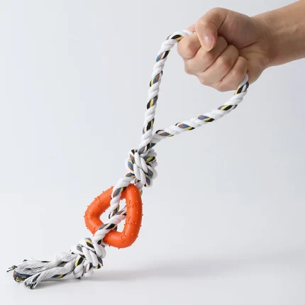 Black Knot Fun: Interactive Chew Toy Set for Small Pets