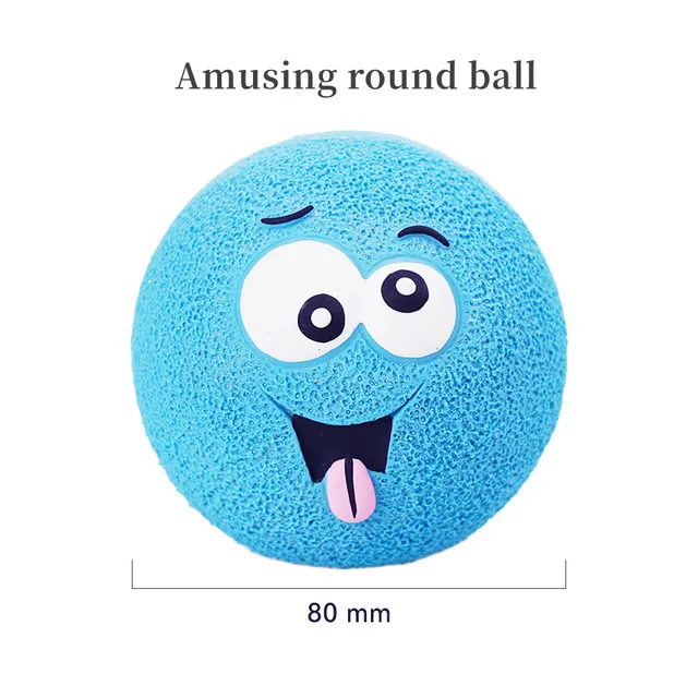 Blue round ball