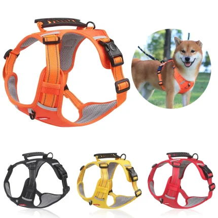 Reflective Adventure Harness: No-Pull, Adjustable Vest for Dogs of All Sizes