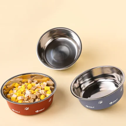 SureGrip, Stainless Steel Non-Slip Pet Feeding Bowl - Drop-Resistant and Durable