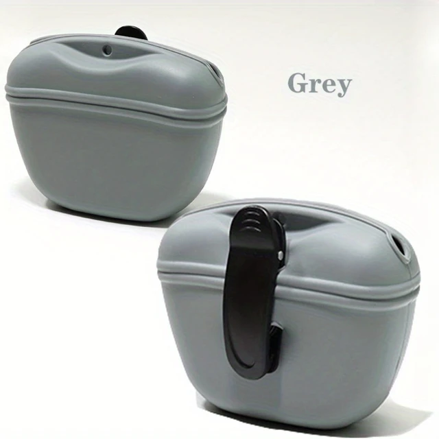 Grey Dog food bag