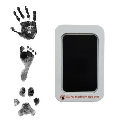 Paw Print Memories, Pet Handprint and Footprint Photo Frame Kit for Cherished Keepsakes