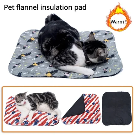 Cozy Heat Haven: Self-Heating Pet Mat for Winter Warmth and Comfort