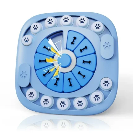 Brainy Bones, Interactive Treat-Dispensing Puzzle Toys for Dogs of All Sizes, Promoting Slow Food Training and Mental Stimulation