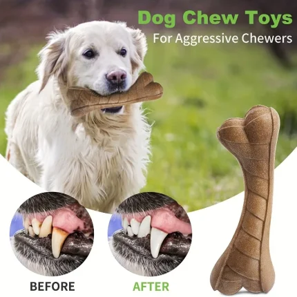 ChewBone Delight, Interactive Dog Toy for Dental Care & Playful Chewing