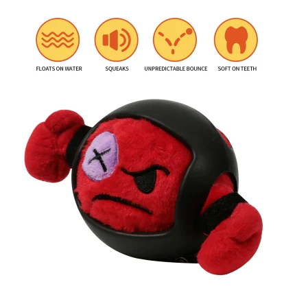 Bite-Resistant Squeaker Toy, Interactive Dog Toy for Aggressive Chewers
