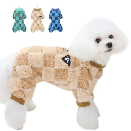 Snuggle Paws Pajamas, Cozy Winter Wear for Stylish Pets