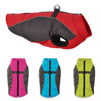 Waterproof Warm Vest Jacket for Dogs, Perfect for Chihuahuas, French Bulldogs, and Golden Retrievers to Brave the Winter Chill