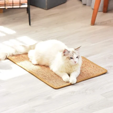 SisalCat Scratch Pad, Furniture Protector and Toy, Durable Scratch Mat for Cat Trees and Sofas