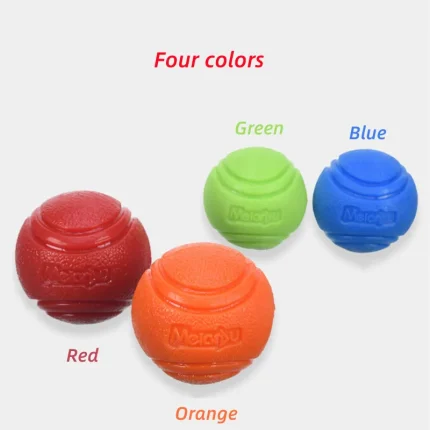 Bounce Pup Chew Toy: Durable Rubber Ball for Outdoor Fun and Training Sessions