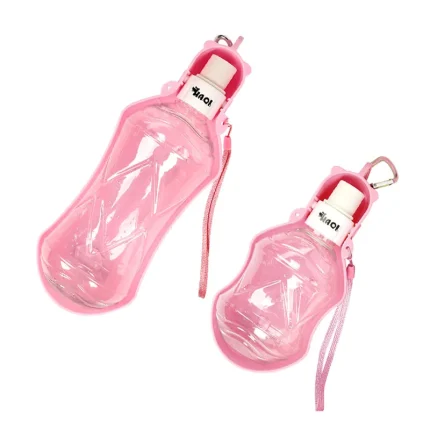 On-the-Go H2O: Foldable Pet Water Bottle for Traveling Pups